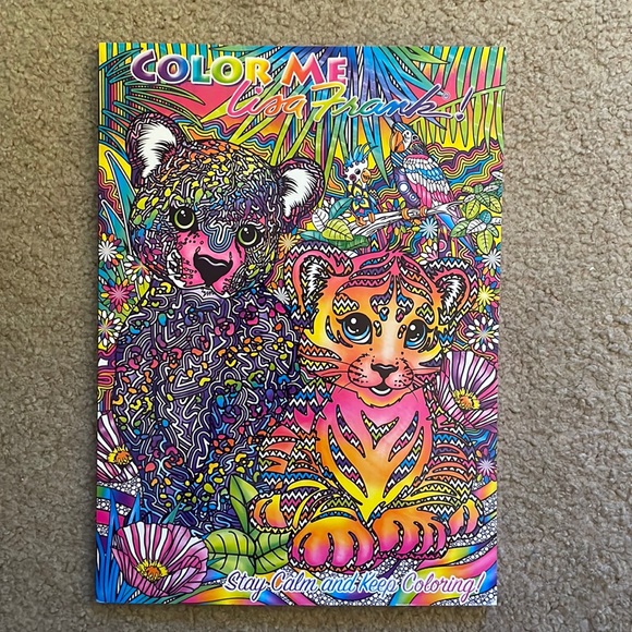 “Color Me” Lisa Frank Coloring Book - Picture 1 of 12
